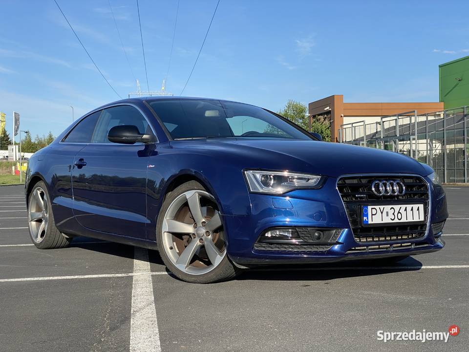 Audi A5 20 TFSI S Line niebieski Poznań