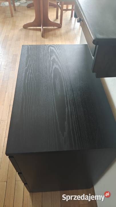 Komoda Malm Ikea 80 czarnobrązowa Warszawa