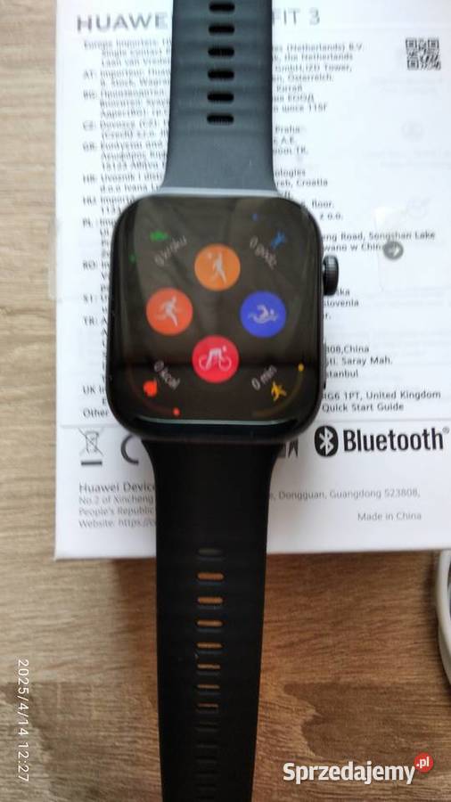 Smartwatch Huawei Watch Fit 3 Czarny mazowieckie sprzedam