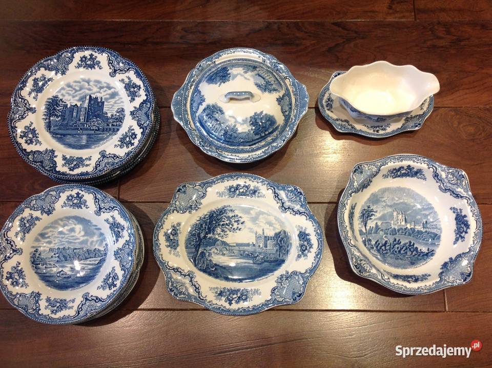 Serwis Zastawa Obiadowa Porcelana Jonson lubuskie Nowa Sól