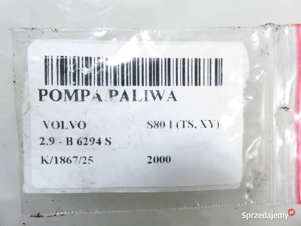 POMPA PALIWA VOLVO S80 I 29 osobowe