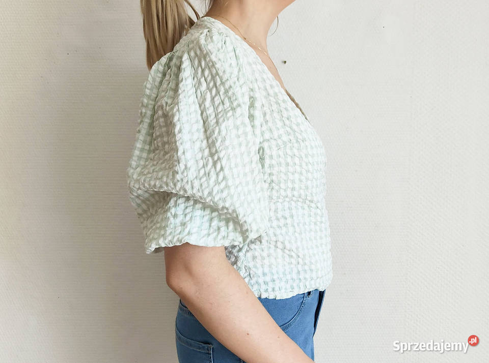Bluzka Kappahl XS 34 S 36 crop top cottagecore Rozmiar 36(S) Szczecin