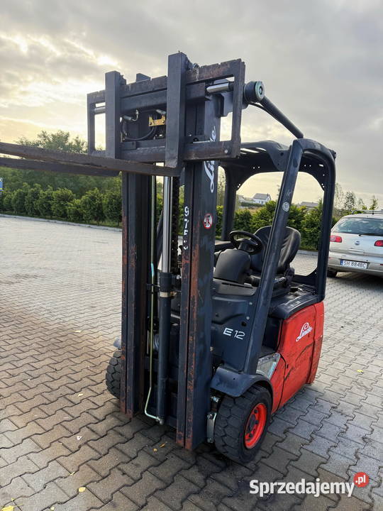 wózek widłowy elektryczny LINDE E12 TRIPLEX 46m Motoryzacja Działoszyn sprzedam