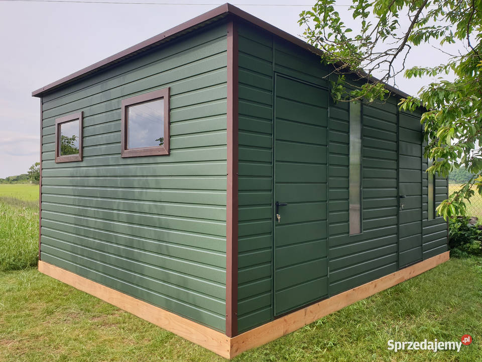 Domek ogrodowy 54m ciemnozielony matowy Nysa