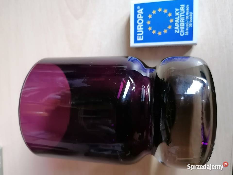 Stare szkło szklanica z pieczęcią