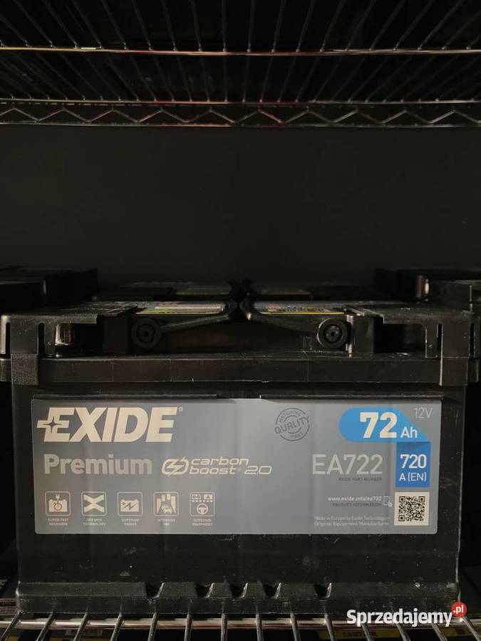 Akumulator Exide Premium 72Ah 720A akumulatory wielkopolskie Września sprzedam