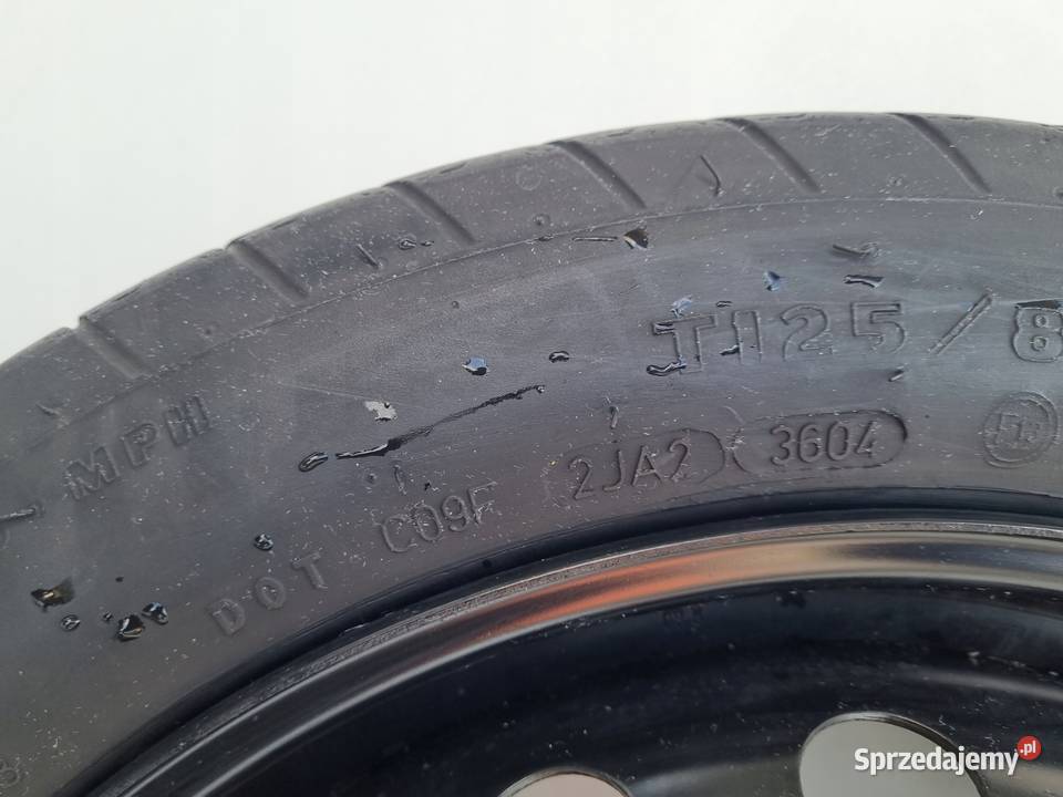 KOŁO DOJAZDOWE Audi A4 B6 B7 dojazdówka 12580