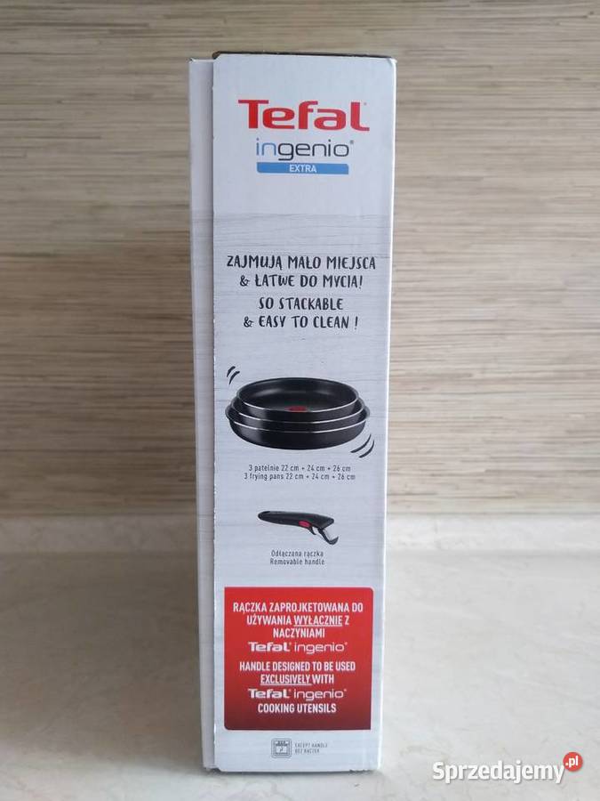 NAJTANIEJ Patelnia Tefal Ingenio 3 w 1 Patelnie