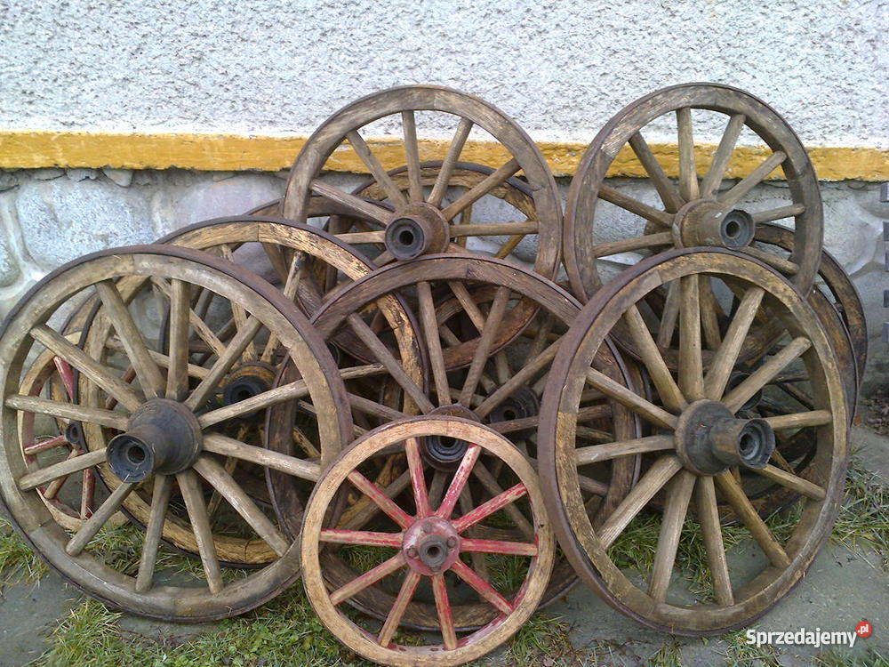 Koła drewniane Gronków sprzedam
