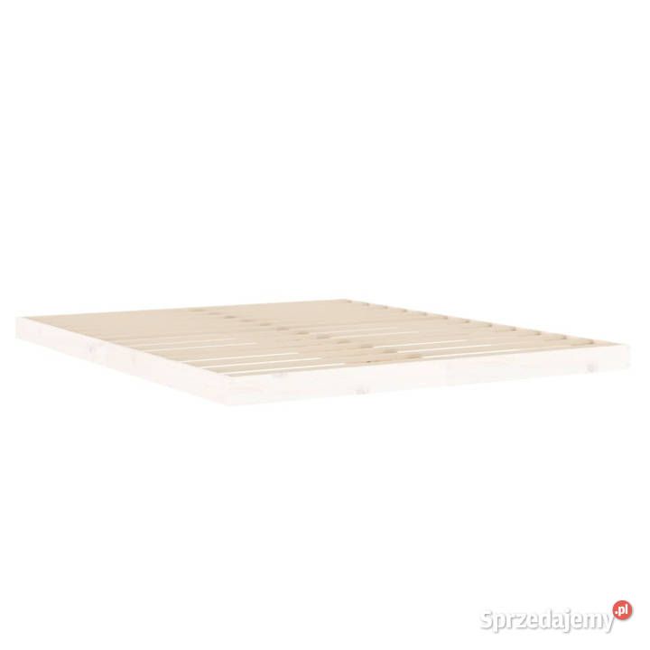 Rama łóżka biała lite drewno sosnowe 160 x 200 mazowieckie Warszawa sprzedam