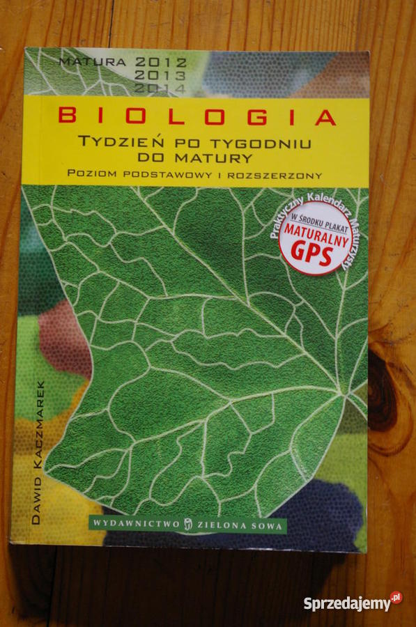 Biologia tydzień po tygodniu do matury, ZIELONA SOWA - Sprzedajemy.pl