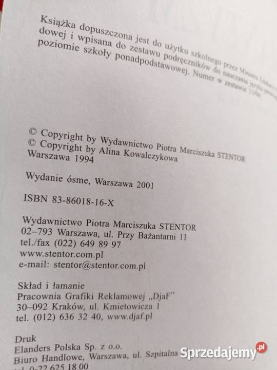 Kowalczykowa Romantyzm polski księgarnia Praga Warszawa sprzedam