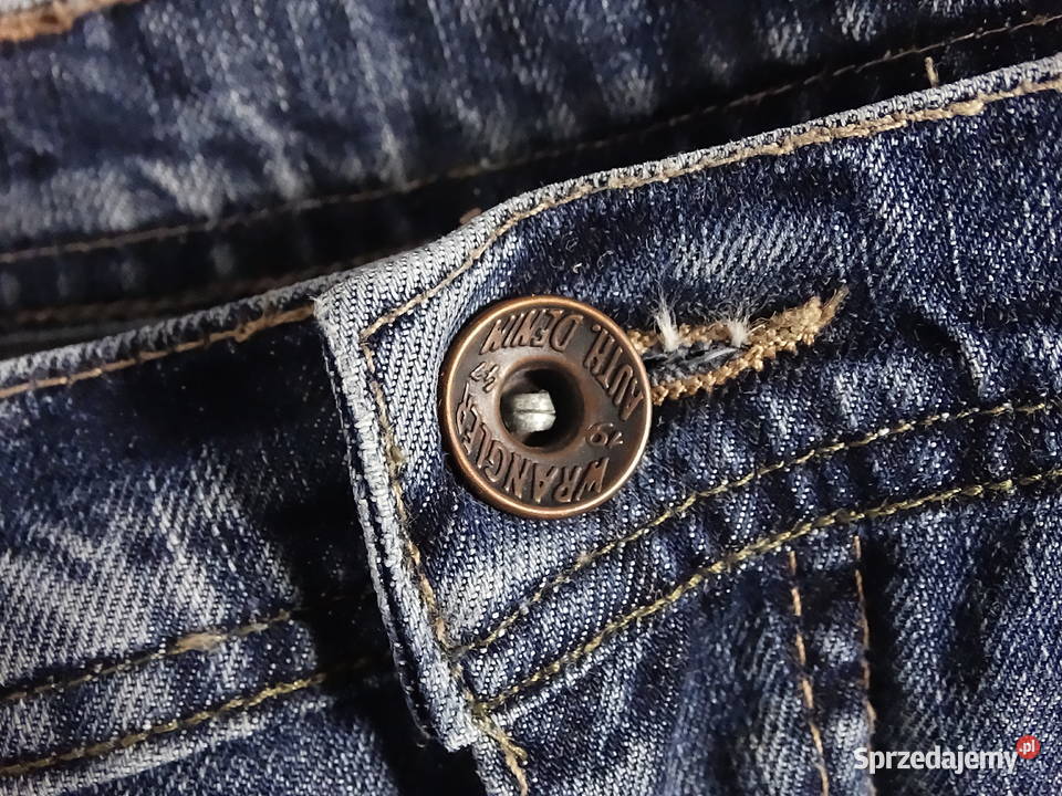 Męskie Jeansy Wrangler Klasyczny Krój Vintage lubelskie Biłgoraj