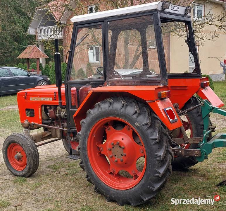 Ciągnik Zetor 4712 zarejestrowany 3 tłoki Nisko