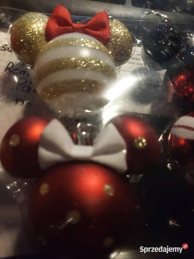 Myszka Miki Disney bombki 3 kpl x 6 Nowe dolnośląskie Wrocław