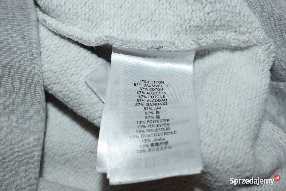 Klasyczna Szara Bluza Gant rozmiar M Odzież codzienna Stargard