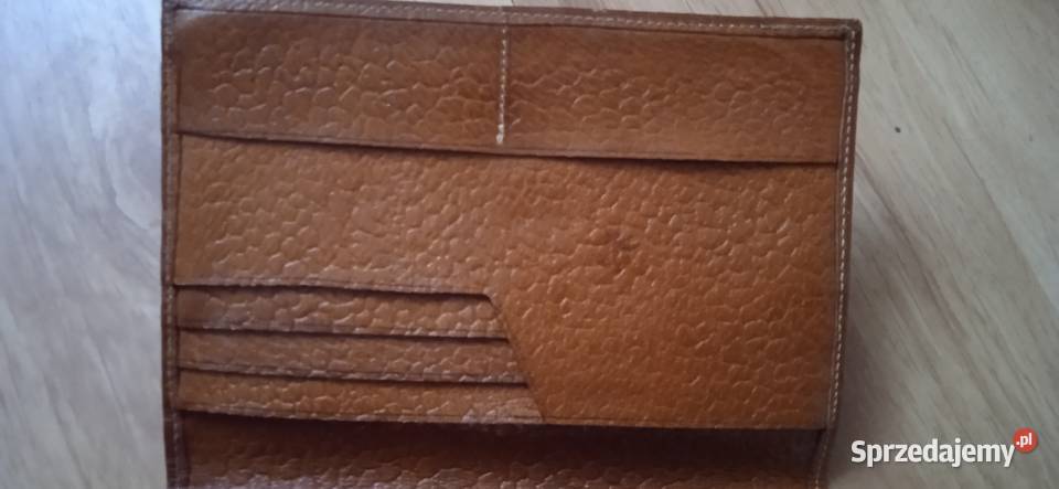 Portfel z PRLu Skórzany Świdnica