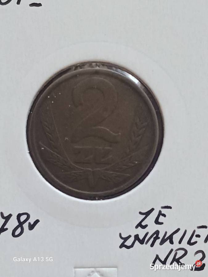 2 złote 1978 r 2 ze znakiem mennicy Konin