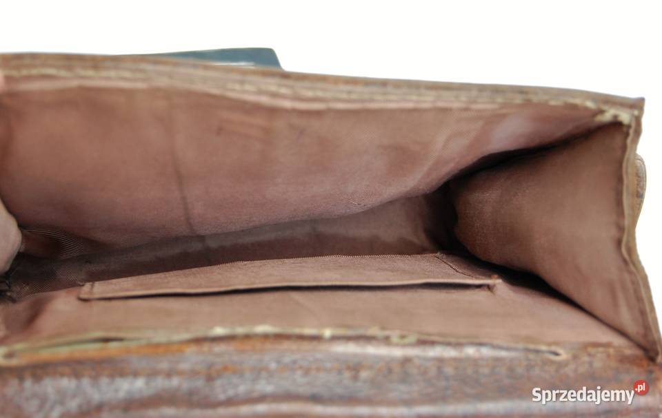 Torba skórzana do ręki vintage lata 70 kuta Torby i torebki Lublin