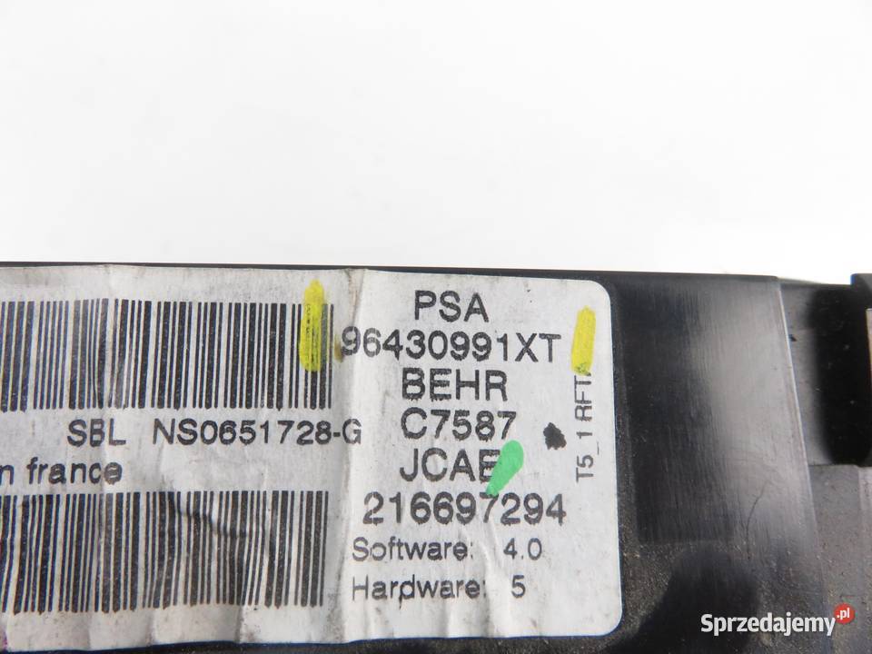 KLIMATRONIK PEUGEOT 307 SW 3H 96430991XT