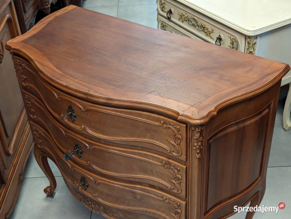 Piękna komoda ludwikowska orzech sklep Dąbrowa śląskie Dąbrowa Górnicza