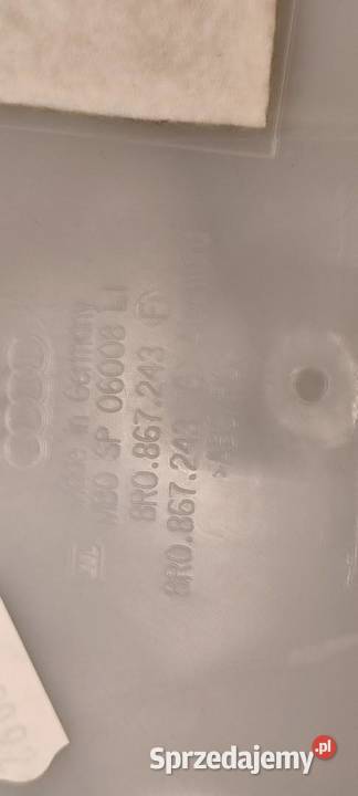 AUDI Q5 8R OSŁONA SŁUPKA LEWA 8R0867243F