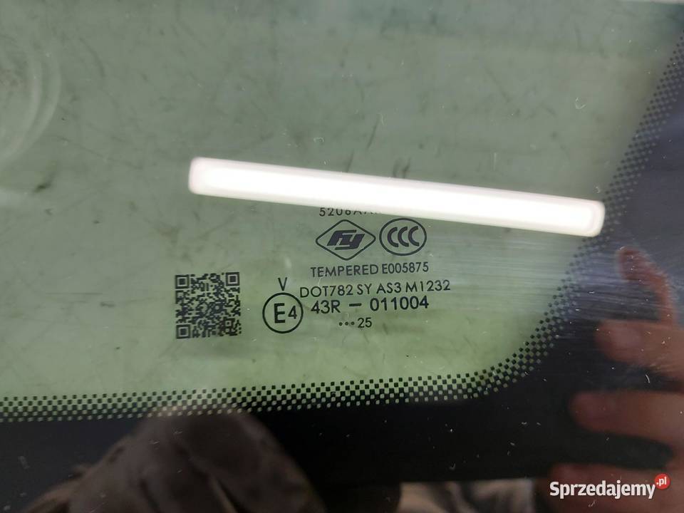 Jaecoo 7 PHEV 2025r szyba boczna karoseryjna