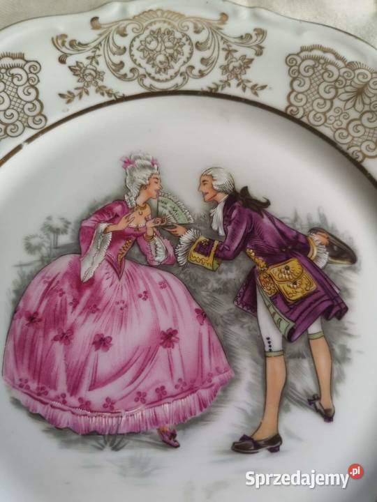 Wspaniała Ze sceną antyczną Sygnatura F z koroną sprzedam