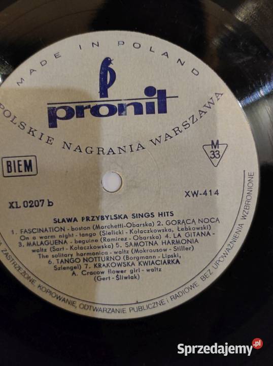1966 Sława Przybylska Ballady i piosenki 3 Płyta płyta winylowa Kielce