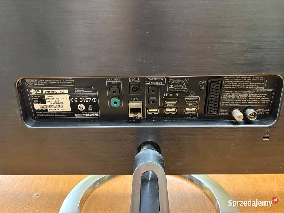 LG 27MT93VPZ 27 Monitor TV IPS Full HD HDMI LG