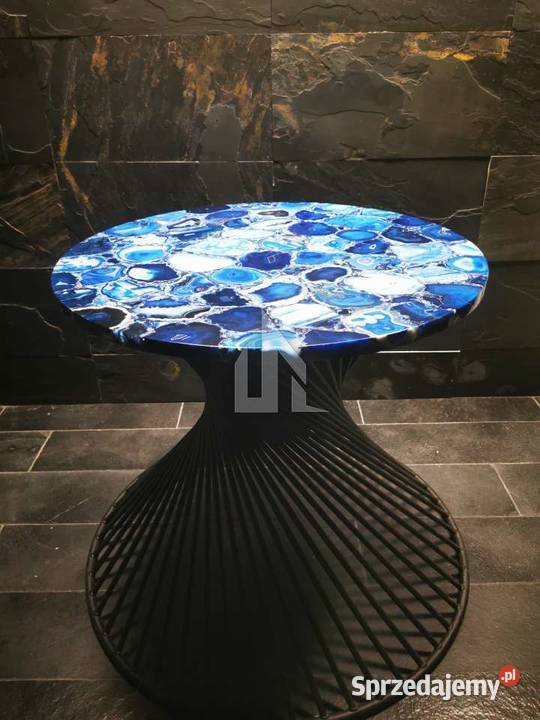 Blat Agat BlueBlack stolik kawowy z dolnośląskie Bielany Wrocławskie