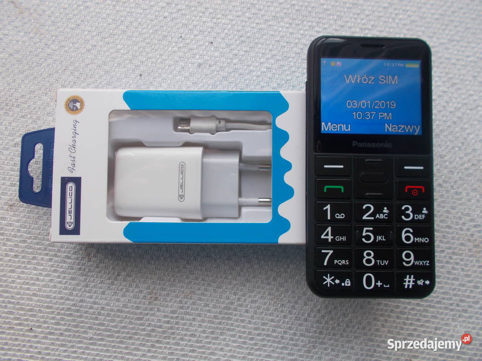 telefon dla seniora panasonic kx150exbn