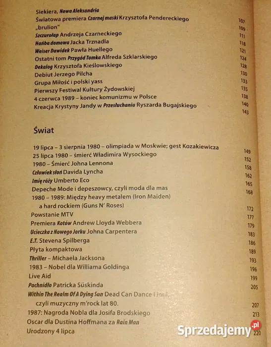 Tom kultury lata 80 Mariusz Wesołowski M Chełm