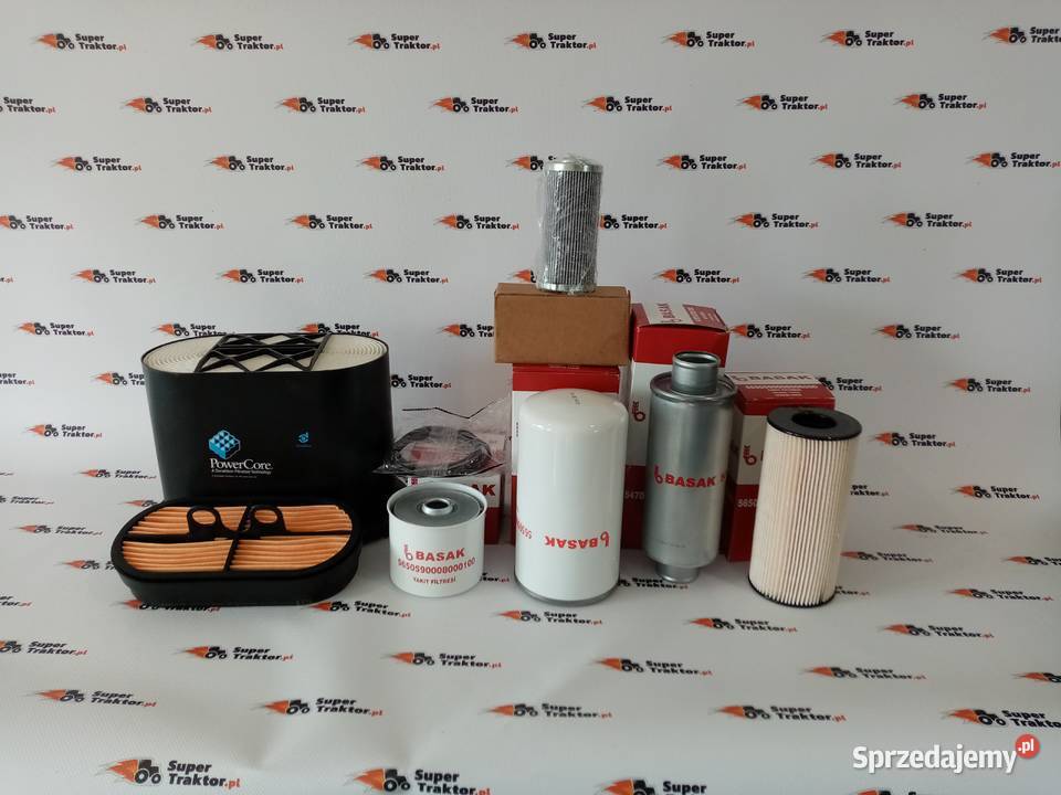 Zestaw oryginalnych filtrów na ciagnik Basak
