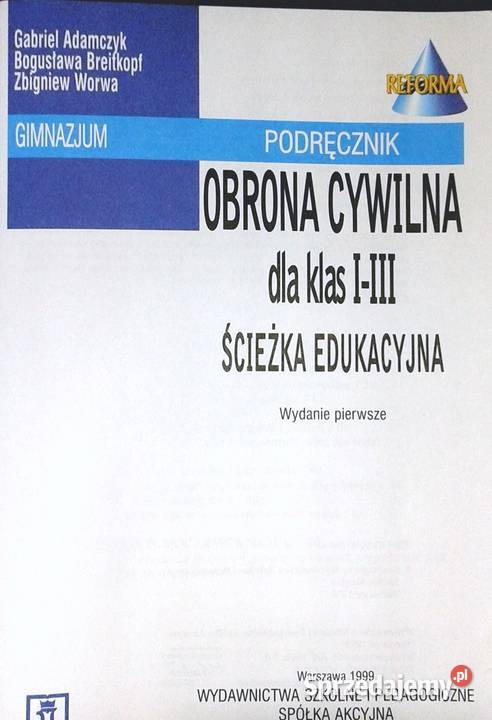 Obrona cywilna klas 13 Gabriel Adamczyk