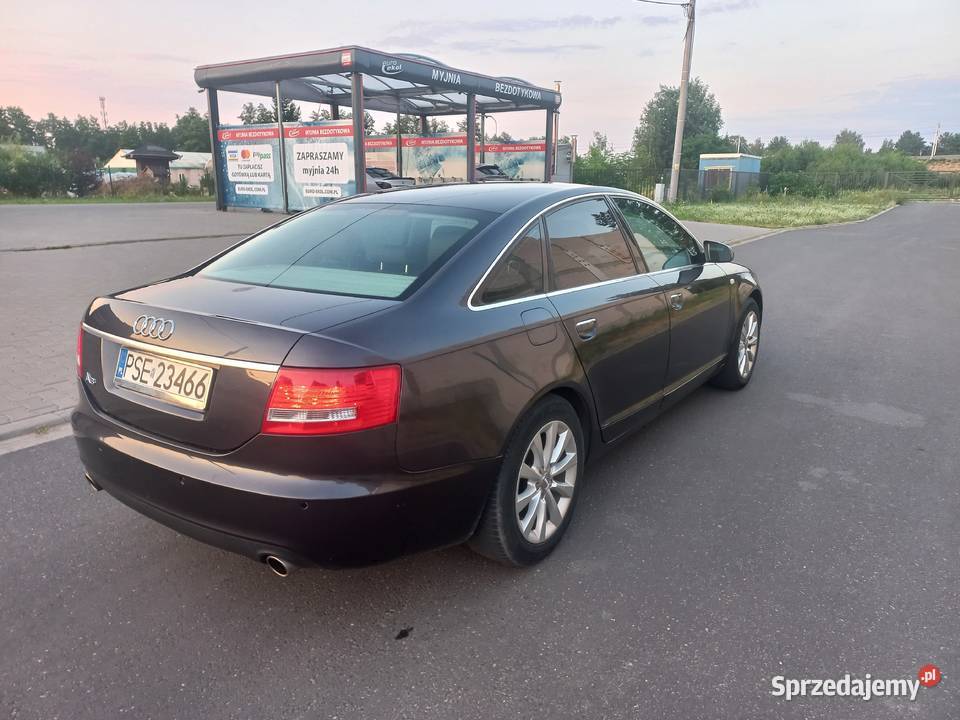 Audi A6 C6 24 V6 LPG sedan ładny komputer pokładowy A6 Poznań