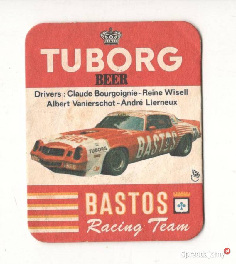 Tuborg podstawka do piwa 2 Antyki, Sztuka, Kolekcje śląskie Gliwice