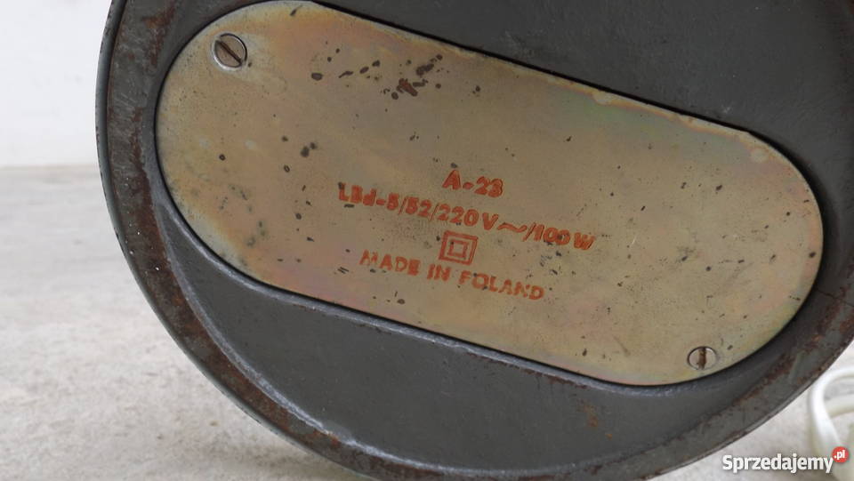 Kultowa lampa Grzybek PRL Duża Lata 60 Grodziczno