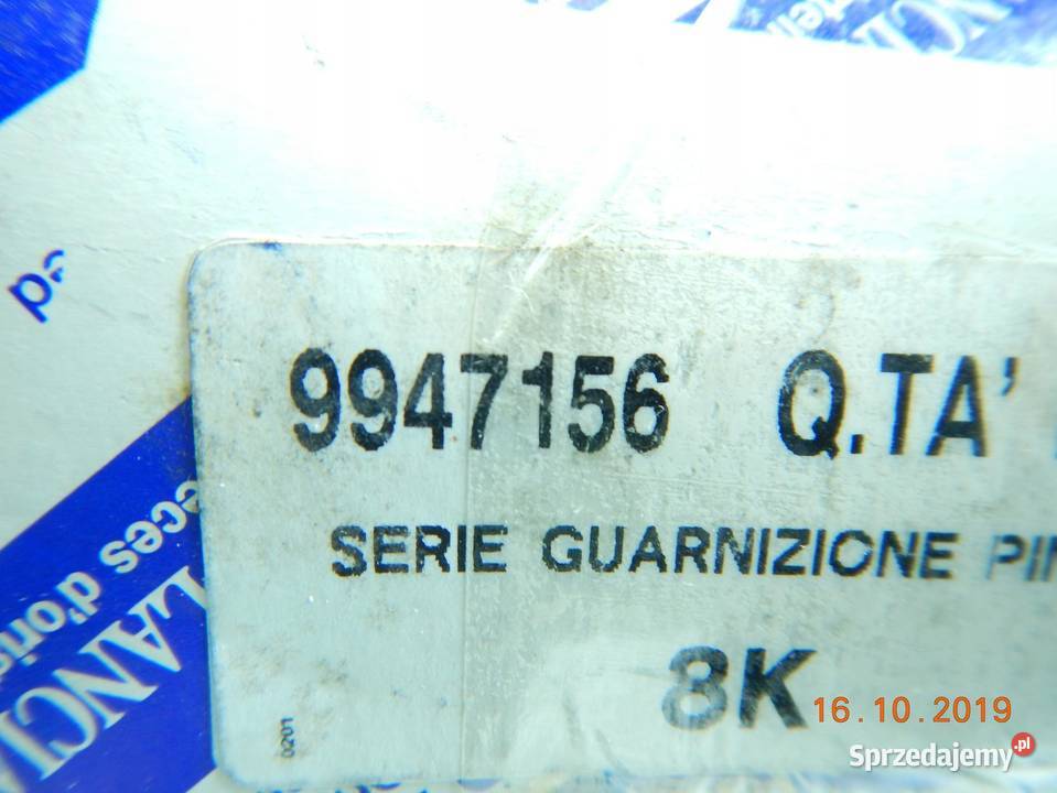 KLOCKI HAMULCOWE PRZÓD FIAT LINEA 07 9947156 ASO osobowe Układ hamulcowy sprzedam