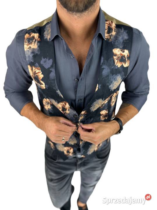 GIOVANNI PERA kamizelka męska D627 czarna w Ostrów Wielkopolski