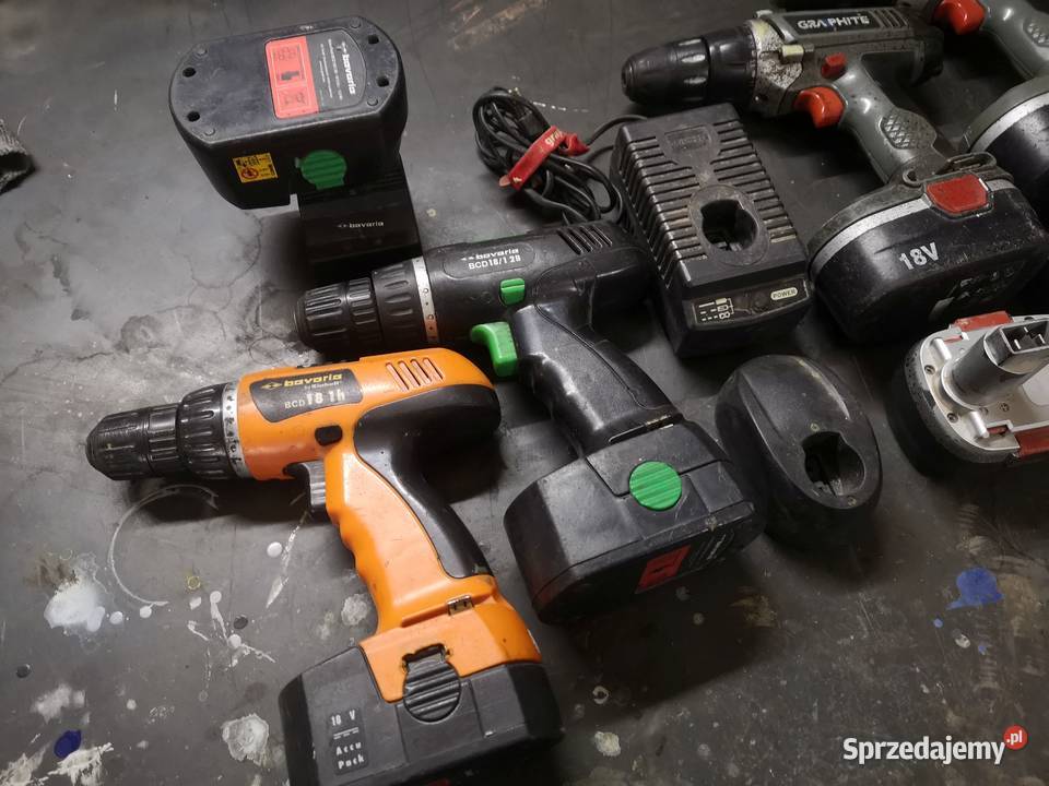 Wkrętarki Sprawne 4sztuki Graphite 2 Bavaria 2 Skomielna Biała sprzedam