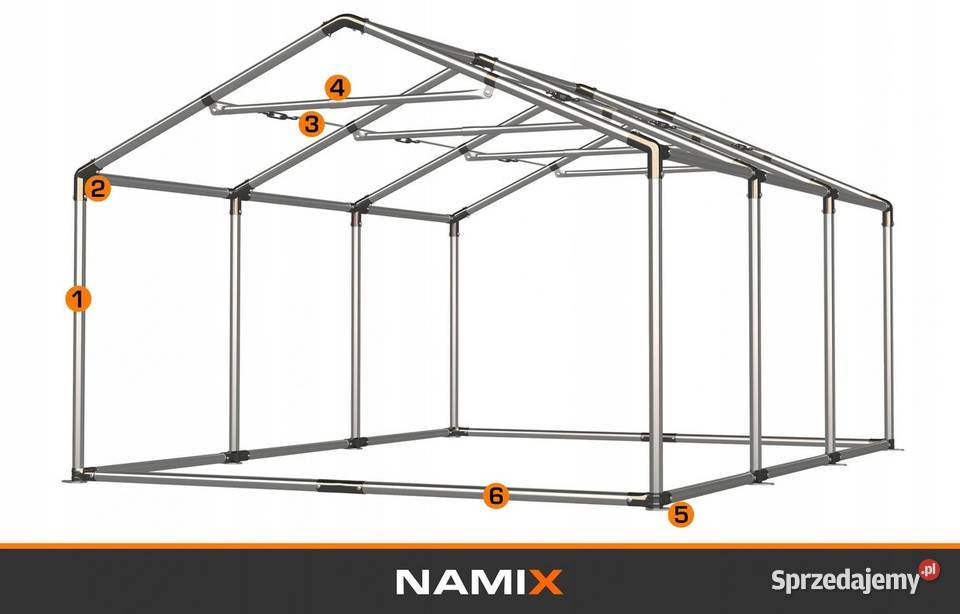 Namiot GRAND 3x6 magazynowy wiata garaż Jabłonna