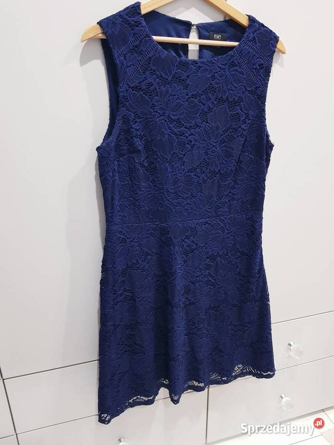 Damska koronkowa letnia sukienka niebieski Dąbrowa Górnicza