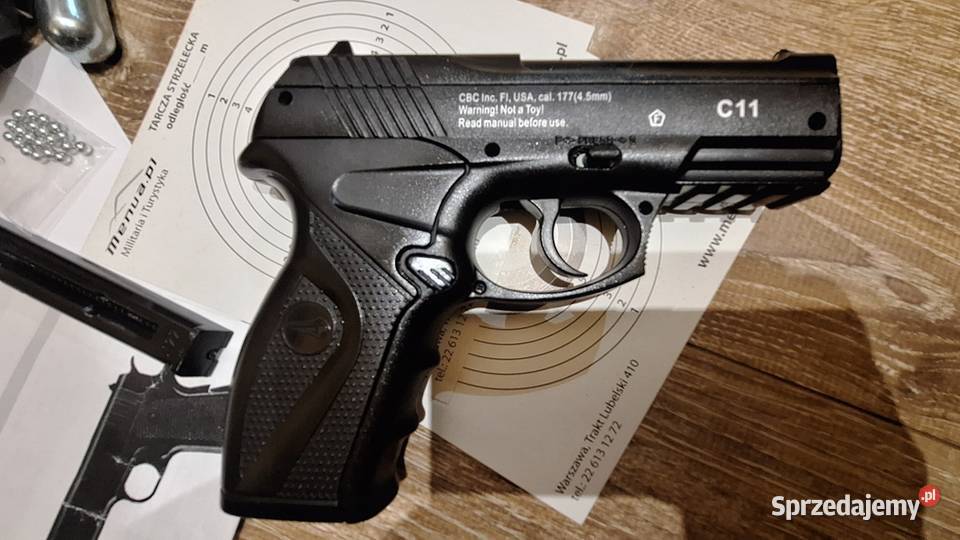 Wiatrówka pistolet Borner na kulki stalowe 45mm Legionowo