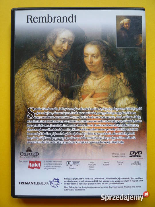 Rembrandt NOWY Film DVD Wielka Kolekcja Sławnych Szczecin
