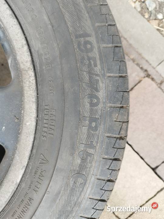 Koła aluminiowe 1957015C wzmacniane Lubasz