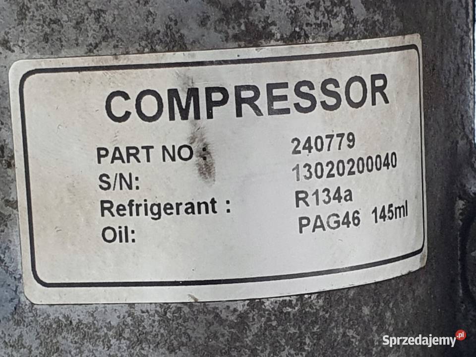 SPRĘŻARKA KLIMATYZACJI Opel Astra III H 18 16V lubelskie Rudka