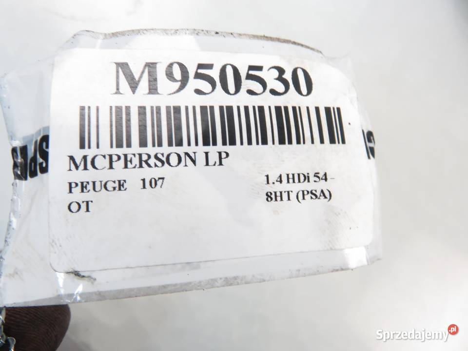 MCPERSON LEWY PRZEDNI PEUGEOT 107 14 HDi