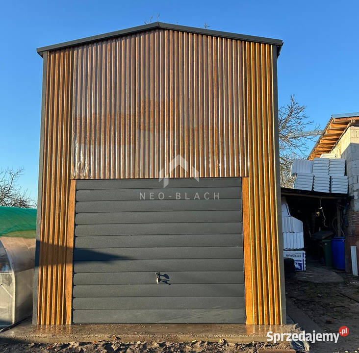 Hala blaszana Garaż 5x6m brama uchylna drzwi sprzedam
