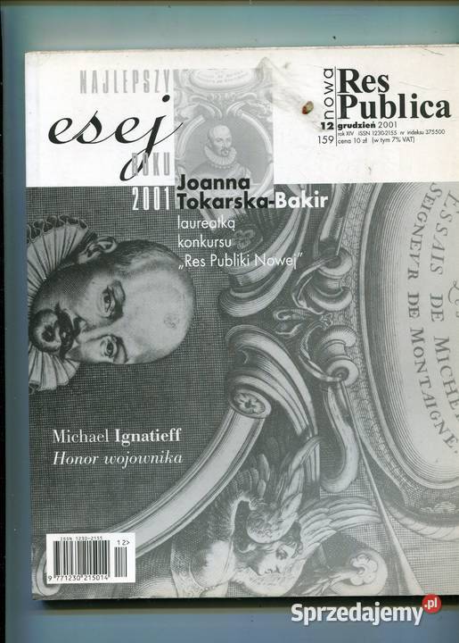 Nowa Res Publica Rocznik 2001 Komplet Pozostałe